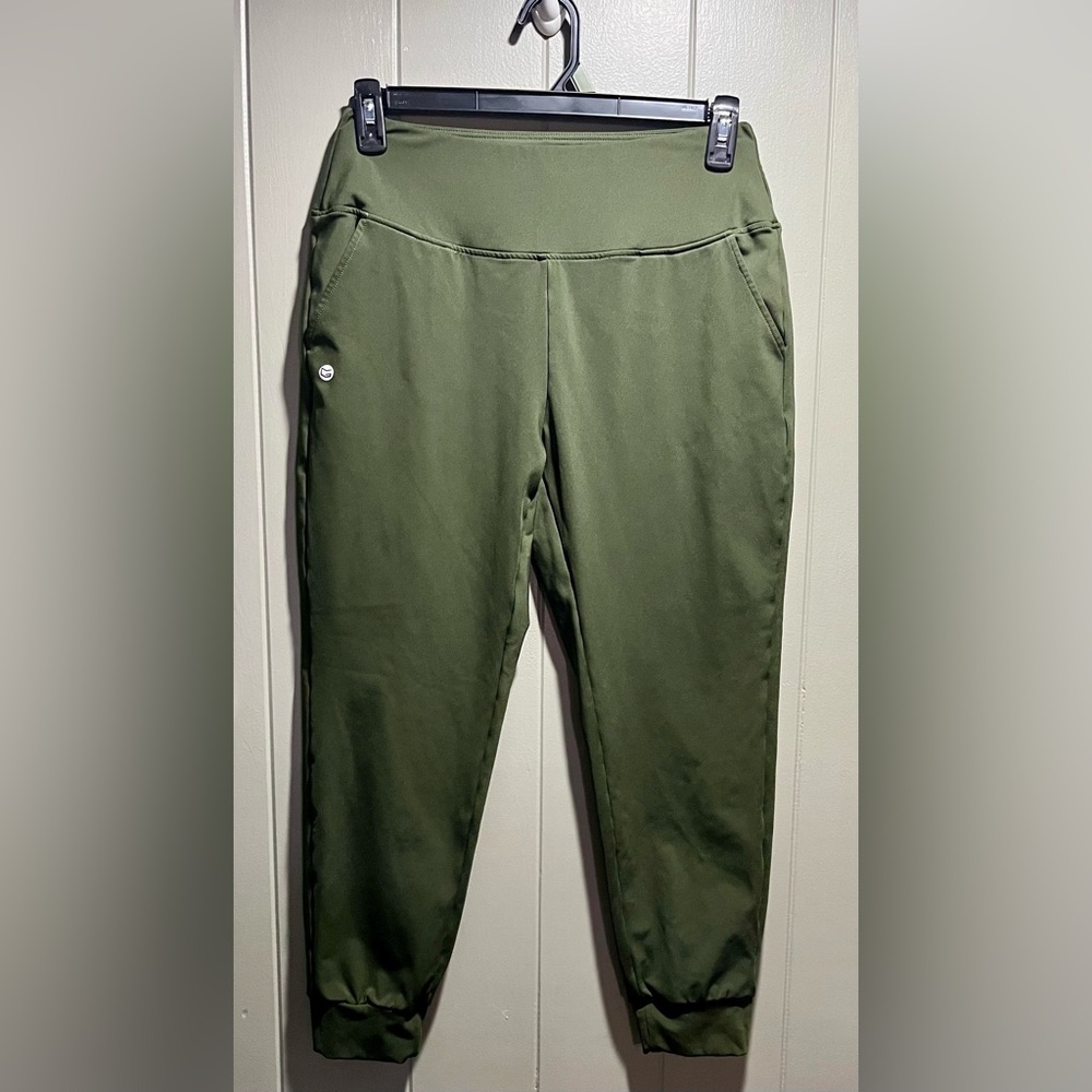 G Gradual Women's Joggers High Waisted Yoga Pants with Medium, Olive